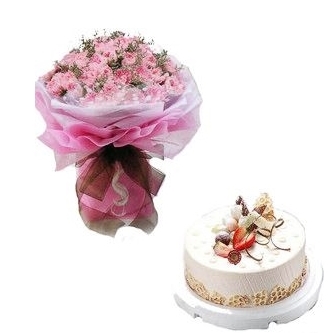 天津武清区徐官屯运河西梅厂镇大碱厂镇母亲节鲜花店配送生日蛋糕