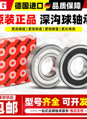 德国FAG进口6200轴承6201高速6202 6203 6204 6205 6206 2ZR 2RSR
