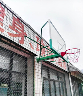 标准挂墙篮球架悬臂式球架 室内外球架 搭配钢化玻璃篮板盒式篮筐