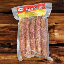 重庆常香坡川味香肠500g/袋永川特产传统烟熏土猪腊肉腊肠无淀粉