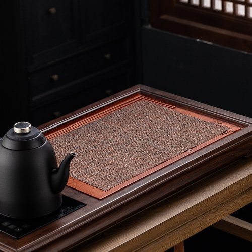 手编茶盘垫茶席茶具配件