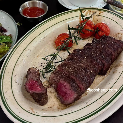 韩式釉下彩餐具绿色线条盘子