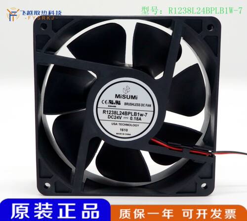 MiSUMi 米思米 R1238L24BPLB1w-7 24V 0.18A 12038 机箱散热风扇