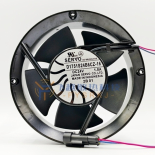 D1751S24B6CZ-16 SERVO ABB 变频器风扇  轴流散热风机 24V 1.8A