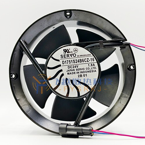 D1751S24B6CZ-16 SERVO ABB 变频器风扇  轴流散热风机 24V 1.8A