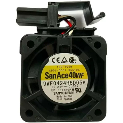 SanAce40WF 9WF0424H6D05A 24V发那科驱动风扇A90L-0001-0551#A
