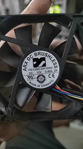 浙江大华监控8015散热风扇FD1280-DP184C DC 12V 0.40A