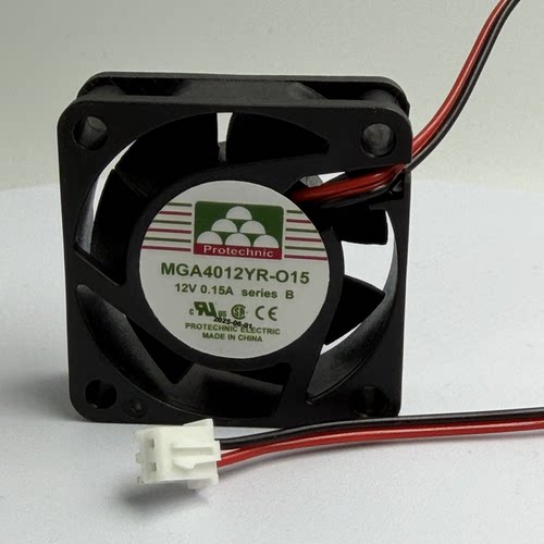 永立MGA4012YR-O15 12V 0.15A 4010 4CM厘米双滚珠机箱散热风扇
