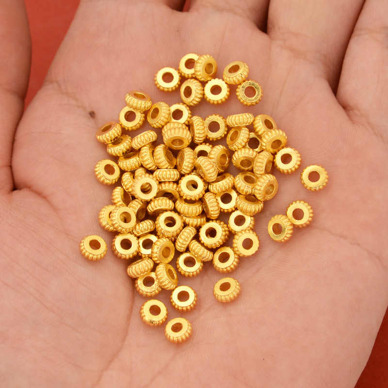 强保色沙金配件diy饰品古法金隔珠隔片手链手绳编织配珠垫片材料,饰品/流行首饰/时尚饰品新,其他DIY饰品配件,淘宝优惠券,粉丝福利购,淘宝优惠卷