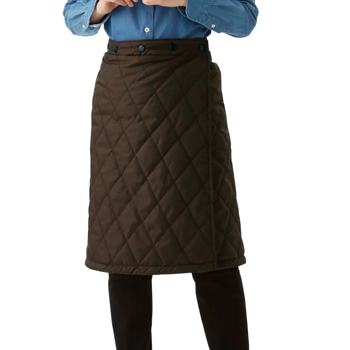 保暖家居裙夹棉双面穿