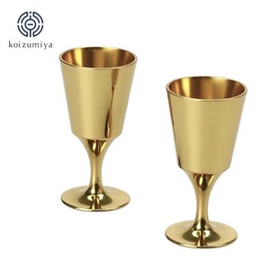代购日本制小泉屋黄铜高酒杯2个组干杯声音超好听铃音萦绕余音长