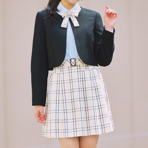 日本代购cecile女学生校服套装裙装主持毕业典礼正装送女儿