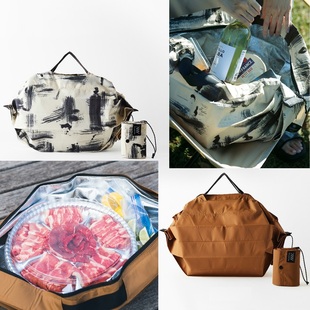 日本代购带拉链的Shupatto购物袋2024新款新色铝覆膜保冷包露营啦