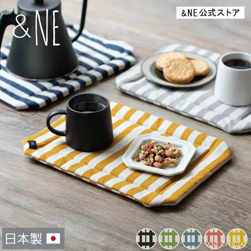 代购日本制田园风布艺布制隔热托盘桌子防烫质朴日式和风餐垫