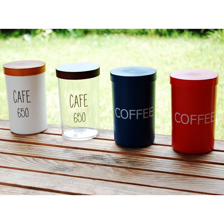 日本代购HAKOYA日本制塑料储物罐食物保寸咖啡筒茶叶罐简约字母-封面
