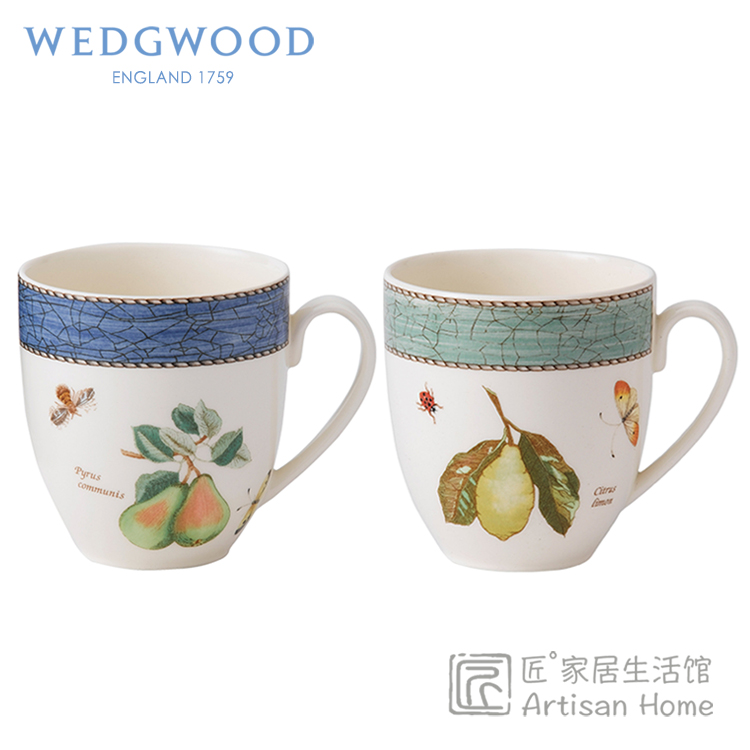 现货WEDGWOOD莎拉花园马克杯情侣陶瓷杯咖啡杯茶水杯大容量500ml 餐饮具 马克杯 原图主图