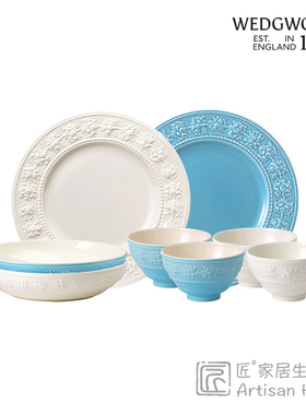 WEDGWOOD威基伍德欢愉假日中式餐具套装进口陶瓷餐具乔迁结婚礼物