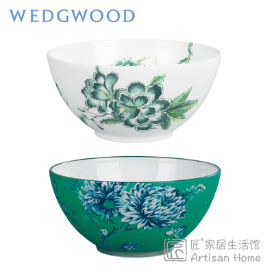 WEDGWOOD翠玉凤凰骨瓷汤碗饭碗