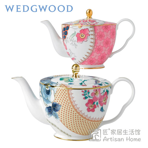 WEDGWOOD威基伍德花间舞蝶茶壶