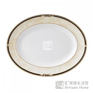 现货WEDGWOOD丰饶之角骨瓷鱼盘35/39cm家用大号椭圆盘高档进口餐