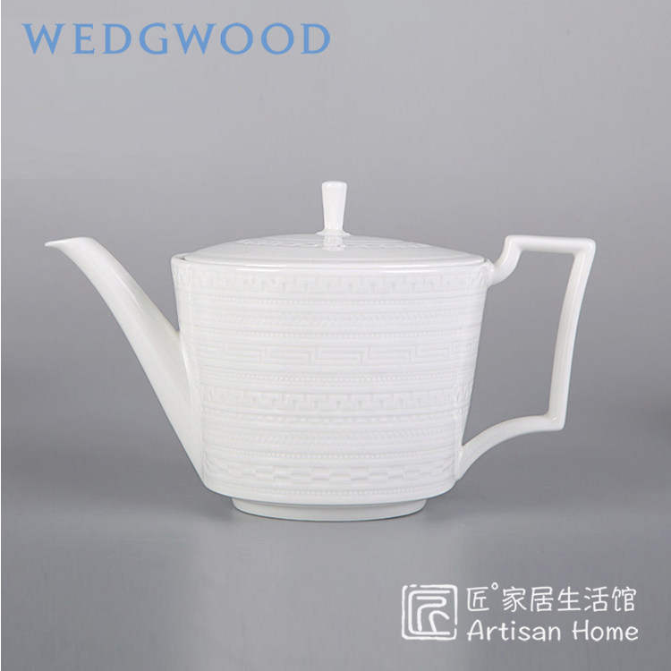 现货特惠Wedgwood花茶壶高档骨瓷