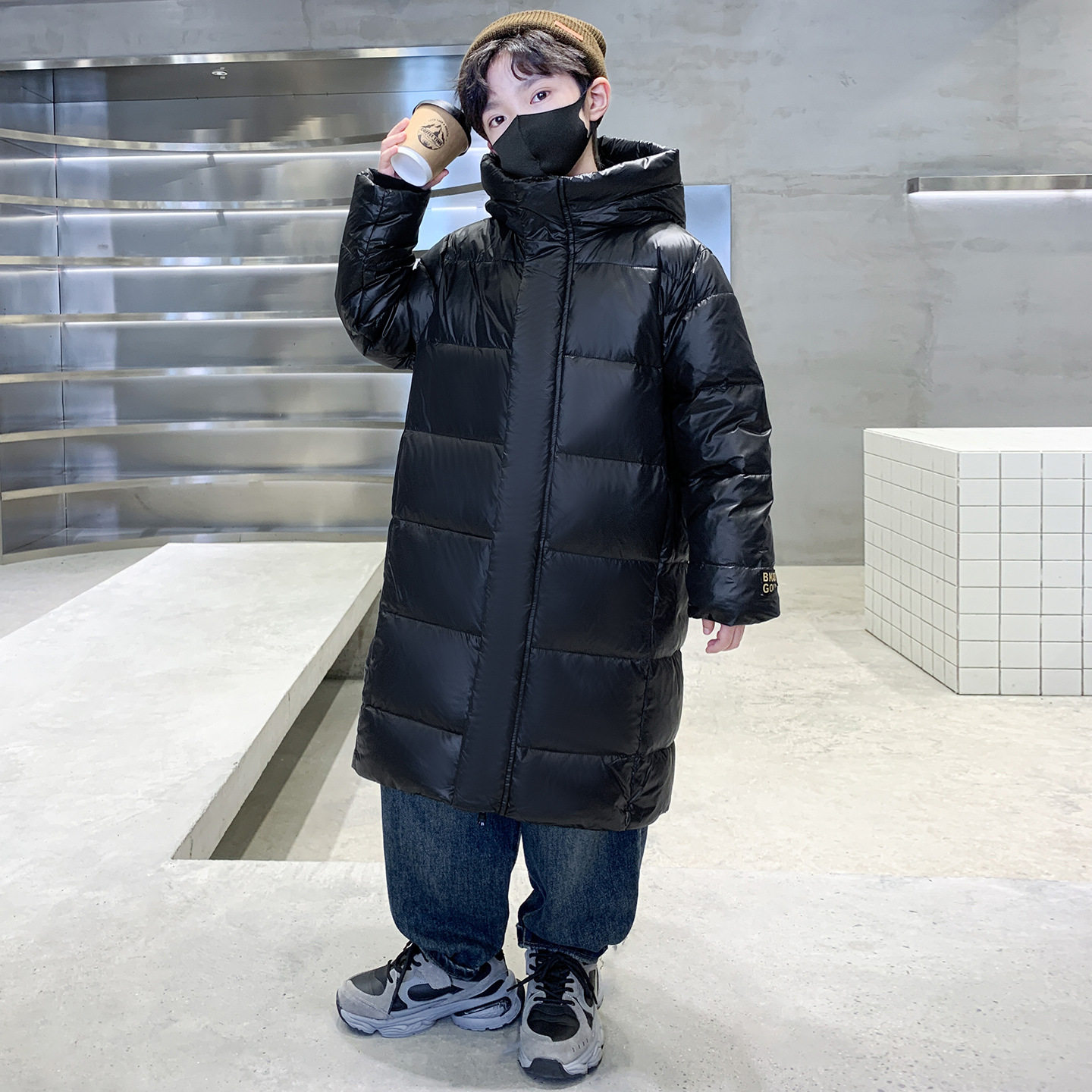 男童羽绒服冬天新品中长款过膝男孩连帽抗寒白鸭绒保暖厚棉衣,童装/婴儿装/亲子装,羽绒服,淘宝优惠券,粉丝福利购,淘宝优惠卷