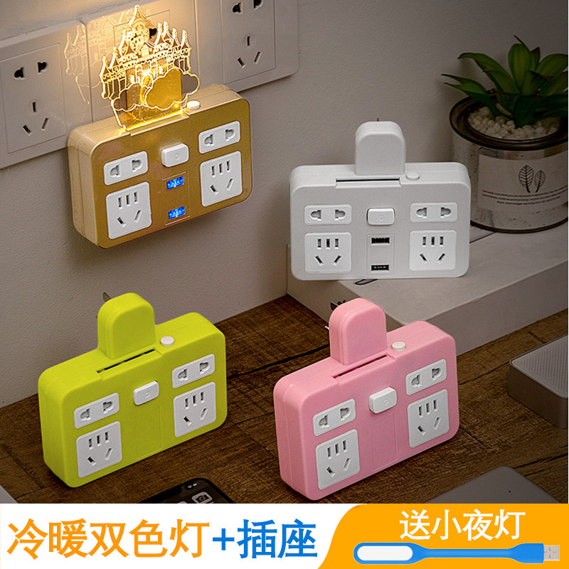 socket switch Night light led Wall lamp bedroom Bedside energy saving light Socket Plug in Eye protection sleep Table lampin the Decoration main material , Lamps , Nightlight  category - from Buy2taobao.com to provide professional Taobao agent buy service