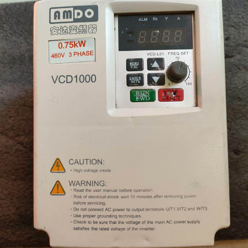 安达变频器vcd1000 4t0007b  0.75kw