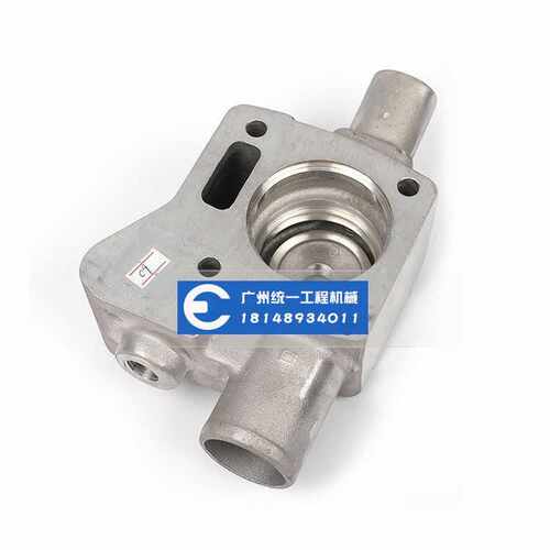 卡特330D/336D/330D2/336D2节温器室盖总成C9发动机节温器座盖