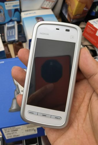 诺基亚 5230 沃达丰定制 库存全新全套 三码合一 经典音乐机 实拍