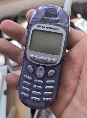 摩托罗拉 T190 国行库存全套三码和一 经典复古手机 透明壳