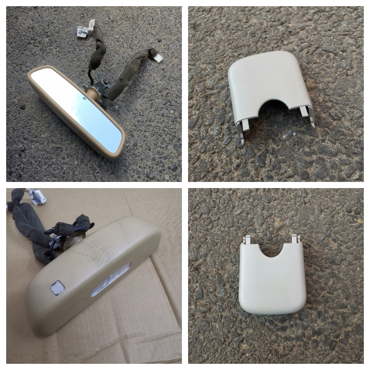 适用奔驰W164W251室内镜ML350后视镜ML450装饰盖GL450 R300 R350