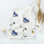 宝宝马甲婴儿背心春秋外穿儿童坎肩薄款 纯棉幼儿秋冬男童女童马夹