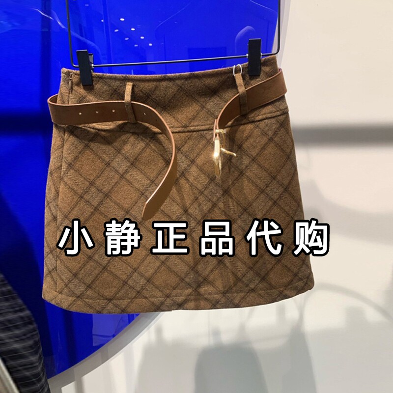 H'S/hs女装2026冬装新款专柜正品国内代购短腰裙半裙112610315039