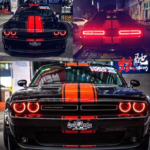 适用于野马GT车贴拉花个性改装装饰通用款道奇地狱猫挑战者雪佛兰