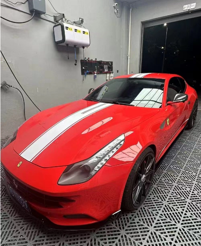 法拉利FFGTC4车贴拉花488 SF90 赛车运动个性引擎盖侧裙装饰贴