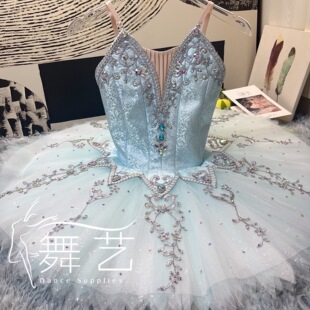 蓝鸟tutu芭蕾舞裙蓝鸟银仙子变奏tutu裙成人儿童演出服表演裙