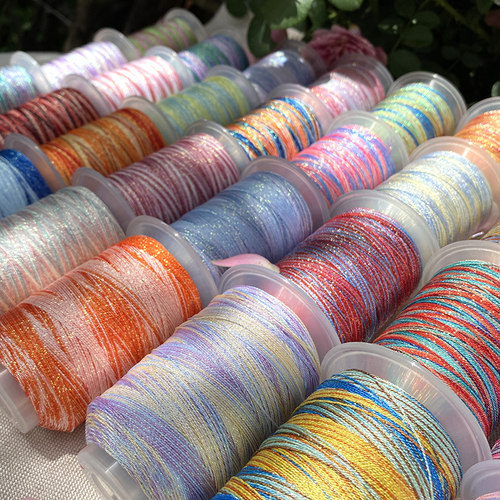 夏季新色6股星空段染股线超美风