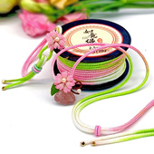 2.5mm段染如意绳 八股编手工编织项链绳平安扣吊坠挂绳玉佩挂件