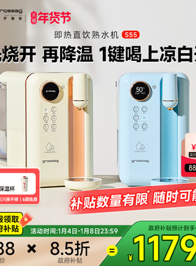 德国直饮熟水机即热式饮水机小型加热家用桌面台式凉白开饮水器