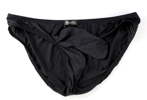 纯色u凸低腰男士内裤