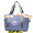 Blue - Classic three pronged bag, with one layer expanding 12cm