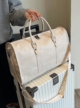 女士外出旅行包小轻便大容量短途行李袋托特包健身手提女旅游提包