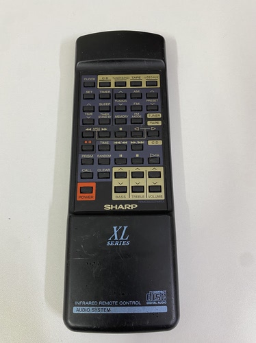 原装二手夏普 组合音响CD机遥控器：RRMCG0007AWSA