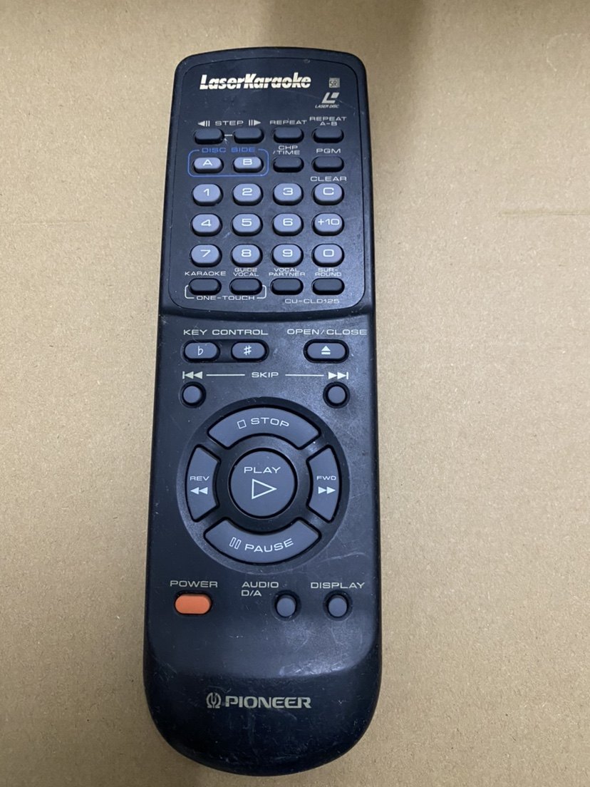 适合二手先锋 LD大碟 CD机音响遥控器：CU- CLD125