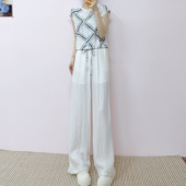 两件套裤 2026年夏季 直筒阔腿裤 专柜品牌气质洋气上衣小衫 117 新品