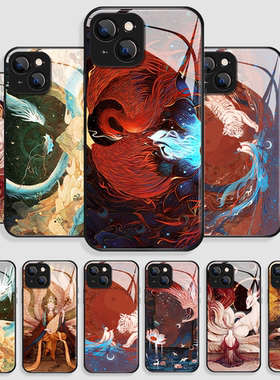 舍溪原创国潮手机壳中国风硅胶适用于华为mate60P50/12苹果15pro13max小米14oppoKvivoX70荣耀90nova红米K70