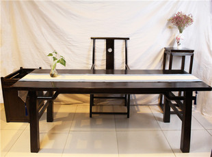 新中式实木书桌椅现代简约禅意写字台书法桌家用办公桌电脑桌郑州