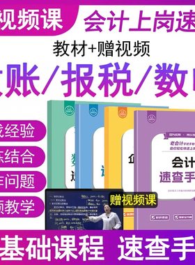 官方正版】会计做账报税速查手册汇算清缴数电发票教程书入门学老会计工作问题经验合集上岗宝典实务实操流程全盘真账财出纳申