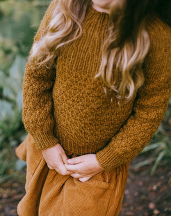 卡农套衫 儿童套头毛衣 棒针中文文字编织说明 非成品